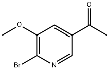 1-(6-Bromo-5-methoxypyridin-3-yl)ethan-1-one 结构式