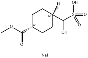 sodiumhydroxy((1r,4r)-4-(methoxycarbonyl)cyclohexyl)methanesulfonate 化学構造式