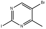 5-Bromo-2-iodo-4-methylpyrimidine Structure