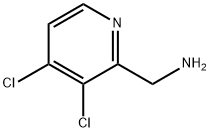 3,4-Dichloro-2-pyridinemethanamine 结构式