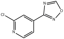 2-chloro-4-(1,2,4-oxadiazol-3-yl)pyridine Structure