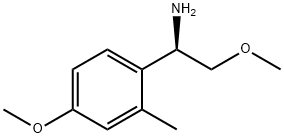 (1R)-2-METHOXY-1-(4-METHOXY-2-METHYLPHENYL)ETHYLAMINE Structure