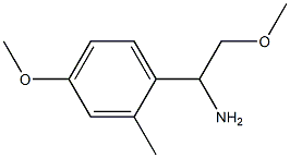 2-METHOXY-1-(4-METHOXY-2-METHYLPHENYL)ETHAN-1-AMINE,1270365-31-5,结构式