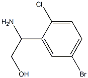 2-AMINO-2-(5-BROMO-2-CHLOROPHENYL)ETHAN-1-OL Structure