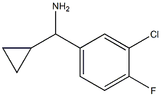 (3-氯-4-氟苯基)(环丙基)甲胺 结构式