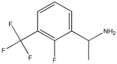 1-[2-FLUORO-3-(TRIFLUOROMETHYL)PHENYL]ETHAN-1-AMINE Structure