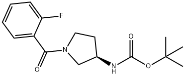 (R)-tert-Butyl 1-(2-fluorobenzoyl)pyrrolidin-3-ylcarbamate|1286207-79-1