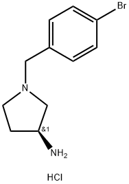 (S)-1-(4-Bromobenzyl)pyrrolidin-3-aminedihydrochloride Structure