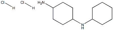 (1R*,4R*)-N1-Cyclohexylcyclohexane-1,4-diamine dihydrochloride Structure