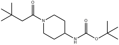 tert-Butyl 1-(3,3-dimethylbutanoyl)piperidin-4-ylcarbamate