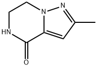 6,7-dihydro-2-methylpyrazolo[1,5-a]pyrazin-4(5H)-one Struktur