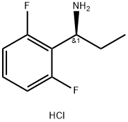 (R)-1-(2,6-DIFLUOROPHENYL)PROPAN-1-AMINE-HCl Struktur