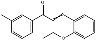 (2E)-3-(2-ethoxyphenyl)-1-(3-methylphenyl)prop-2-en-1-one Structure