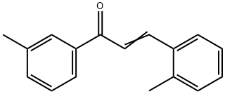(2E)-3-(2-methylphenyl)-1-(3-methylphenyl)prop-2-en-1-one Structure