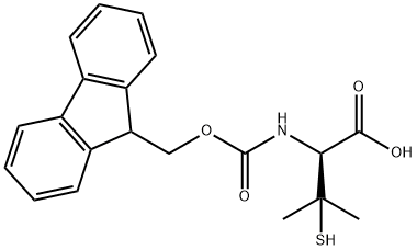 Fmoc-D-Penicillamine Structure