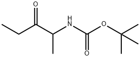 (1-Methyl-2-oxo-butyl)-carbamic acid tert-butyl ester Structure