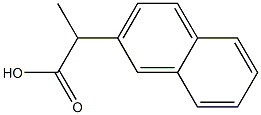 2-(萘-2-基)丙酸, 13350-60-2, 结构式