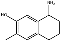 8-AMINO-3-METHYL-5,6,7,8-TETRAHYDRONAPHTHALEN-2-OL 结构式