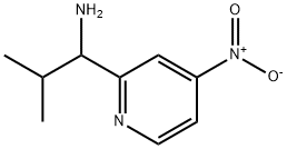 2-methyl-1-(4-nitropyridin-2-yl)propan-1-amine Structure