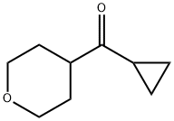 Cyclopropyl-(tetrahydro-pyran-4-yl)-methanone 化学構造式