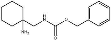benzyl N-[(1-aminocyclohexyl)methyl]carbamate Struktur