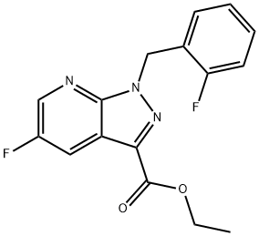 ethyl 5-fluoro-1-(2-fluorobenzyl)-1H-pyrazolo[3,4-b]pyridine-3-carboxylate|维利西呱中间体