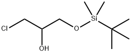 1-((叔丁基二甲基甲硅烷基)氧基)-3-氯丙烷-2-醇 结构式