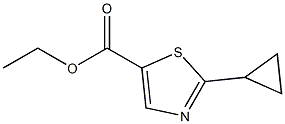 Ethyl 2-cyclopropylthiazole-5-carboxylate Struktur