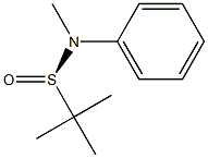 (R)-N-methyl-N-phenyl tert-butane-sulfinamide Structure