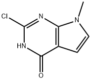 2-Chloro-7-methyl-3H-pyrrolo[2,3-d]pyrimidin-4(7H)-one Structure