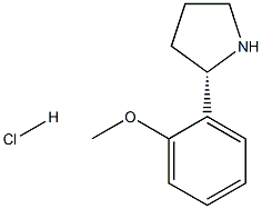 2-((2S)PYRROLIDIN-2-YL)-1-METHOXYBENZENE HYDROCHLORIDE Structure