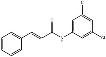 N-(3,5-dichlorophenyl)cinnamamide Structure