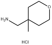 (4-Methyloxan-4-yl)methanamine hydrochloride Structure