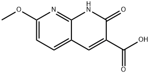 7-METHOXY-2-OXO-1,2-DIHYDRO-1,8-NAPHTHYRIDINE-3-CARBOXYLIC ACID Structure