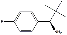 (1R)-1-(4-FLUOROPHENYL)-2,2-DIMETHYLPROPAN-1-AMINE,1388066-91-8,结构式