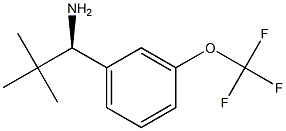 (1R)-2,2-DIMETHYL-1-[3-(TRIFLUOROMETHOXY)PHENYL]PROPYLAMINE 化学構造式