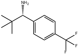 (1S)-2,2-DIMETHYL-1-[4-(TRIFLUOROMETHYL)PHENYL]PROPYLAMINE Struktur