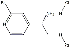 (R)-1-(2-Bromopyridin-4-yl)ethanamine dihydrochloride Struktur
