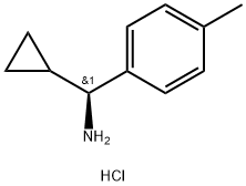 (S)-(4-甲基苯基)(环丙基)甲胺盐酸盐,1391449-52-7,结构式