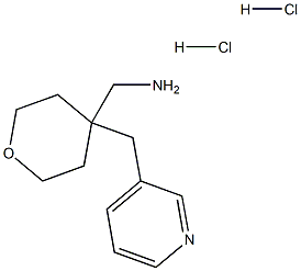 [4-(Pyridin-3-ylmethyl)oxan-4-yl]methanamine dihydrochloride Structure