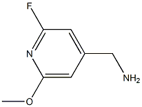 (2-Fluoro-6-methoxypyridin-4-yl)methanamine Structure