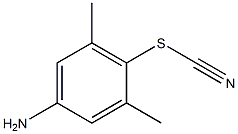 Thiocyanic acid, 4-amino-2,6-dimethylphenyl ester Structure