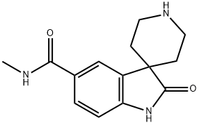 N-Methyl-2-Oxospiro[Indoline-3,4'-Piperidine]-5-Carboxamide Structure