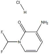 3-Amino-1-Difluoromethyl-1H-Pyridin-2-One Hydrochloride Structure