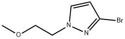 3-Bromo-1-(2-methoxy-ethyl)-1H-pyrazole 结构式