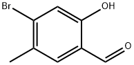 4-溴-2-羟基-5-甲基苯甲醛 结构式