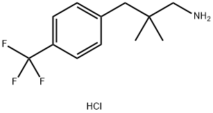 2,2-Dimethyl-3-[4-(trifluoromethyl)phenyl]propan-1-amine hydrochloride