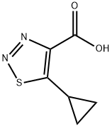 5-Cyclopropyl-1,2,3-Thiadiazole-4-Carboxylic Acid Structure