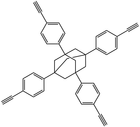 1,3,5,7-tetrakis(4-ethinylphenyl)adamantane|1,3,5,7-四(4-炔基苯基)金刚烷