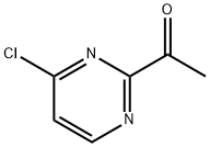 2-Acetyl-4-chloropyrimidine Struktur